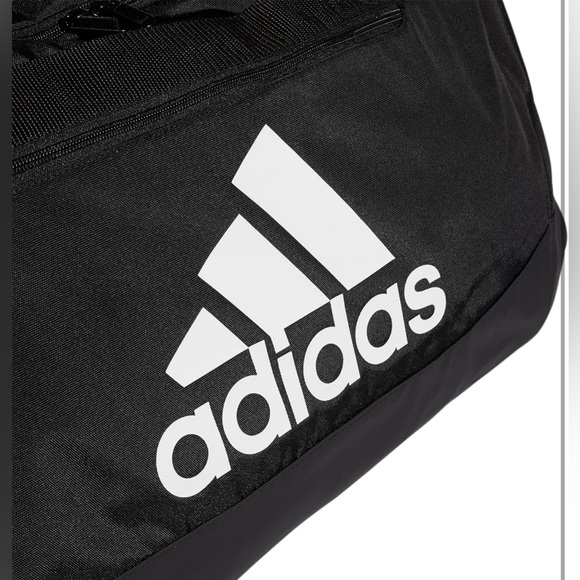 NWT Mens adidas Black Defender 4.0 Duffel Durable LARGE Athletic Gym Travel Bag - Picture 5 of 14